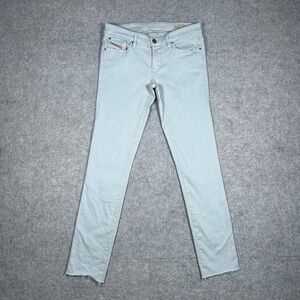 Diesel denim jeans women 29(28x27) Light Blue Skinzee-Low super‎ slim stretch